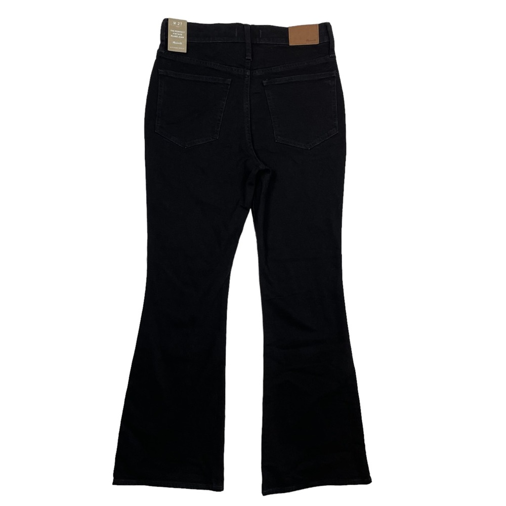 Madewell The Perfect Vintage Flare Jean in Sherborn Wash Size 27 Black - Picture 7 of 8